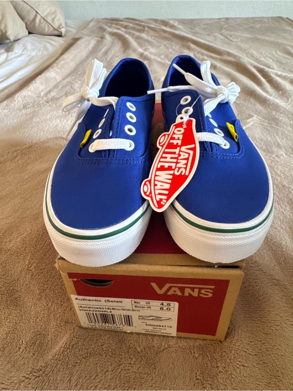 Vans Authentic Canvas Sneakers in Blue